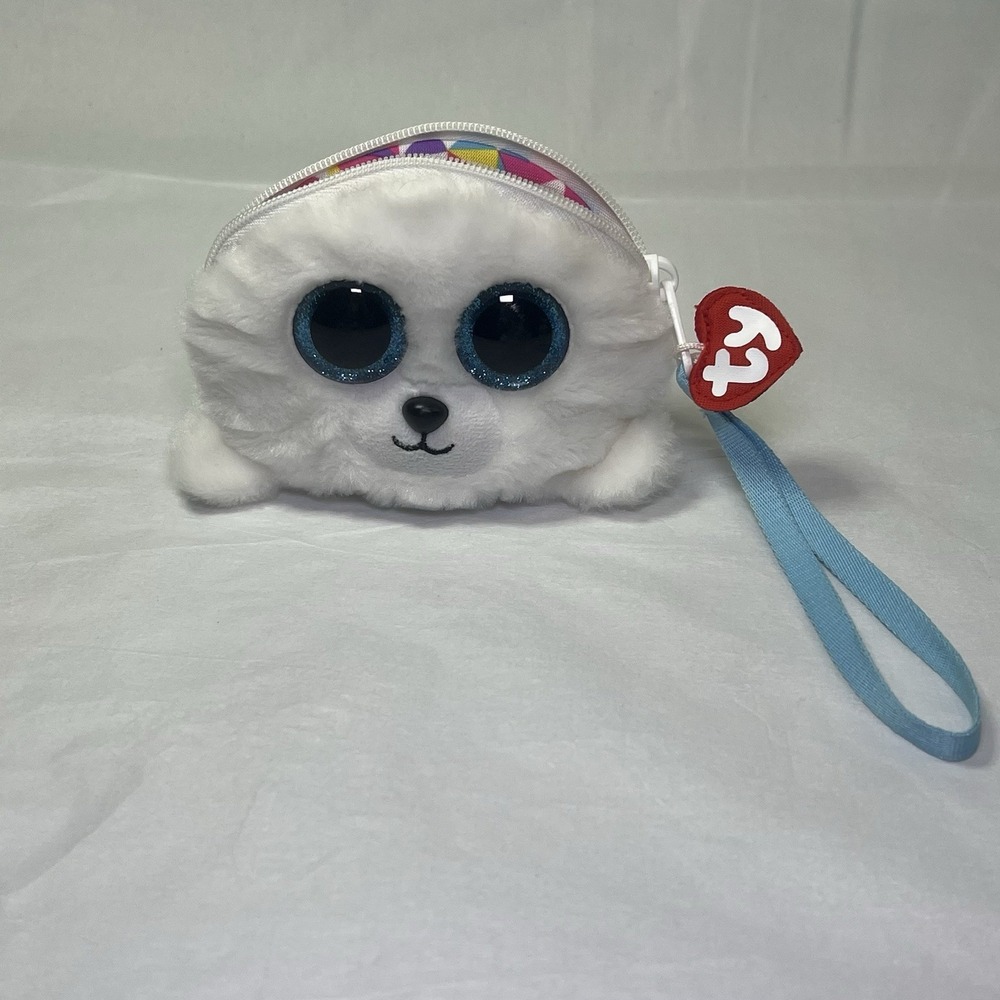 Icy Beanie Baby Fashion Blue Star Eyes Birthday FEB 27 Coin Purse Backpack Boo‎